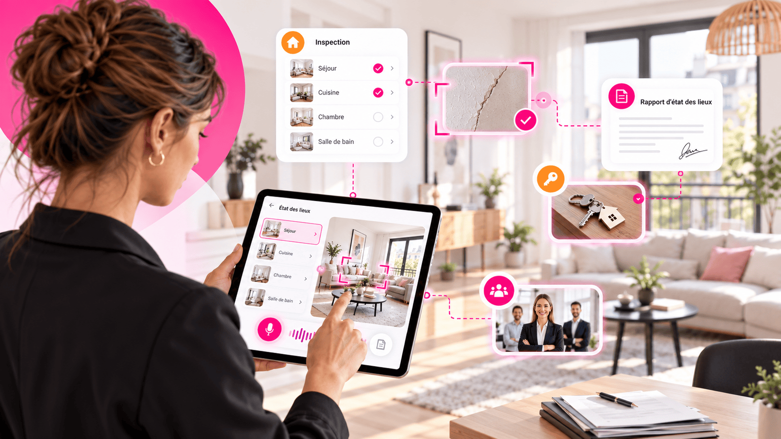 Application d’état des lieux Startloc créée par un agent immobilier