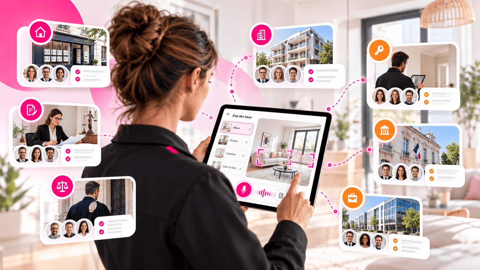 Professionnels utilisant Startloc pour leurs états des lieux