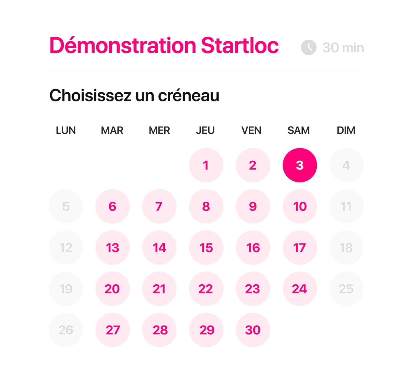 Démonstration application état des lieux Startloc