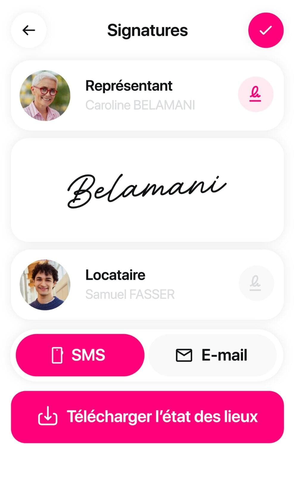 Signature électronique et sauvegarde sécurisée des états des lieux Startloc